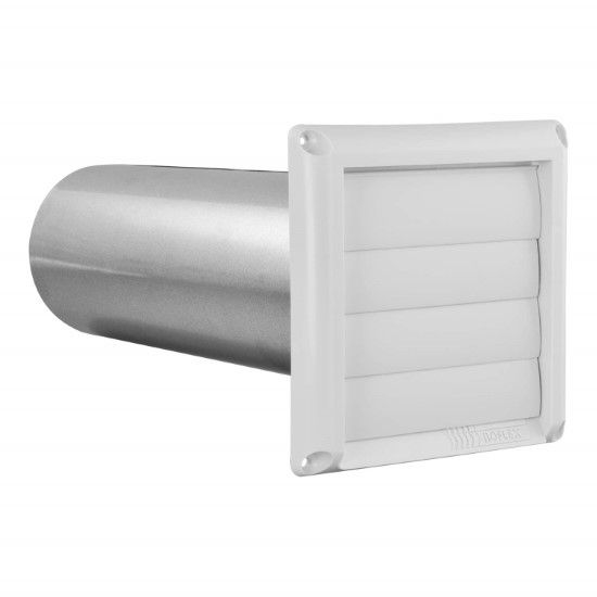 Imperial Manufacturing GG-4W 4 in. Plastic Vent Cap Louvered with