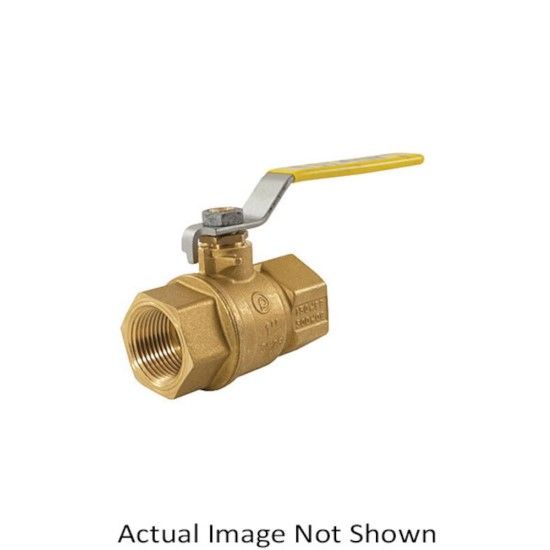 Picture of 100-704 3/4" THREADED BRASS BALL VALVE