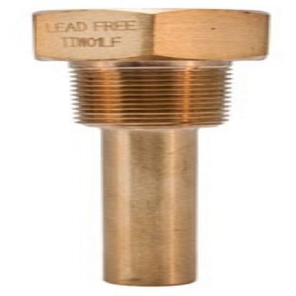 Picture of TIW01LF BRASS IND T-WELL 3/4NPT 6 STEM