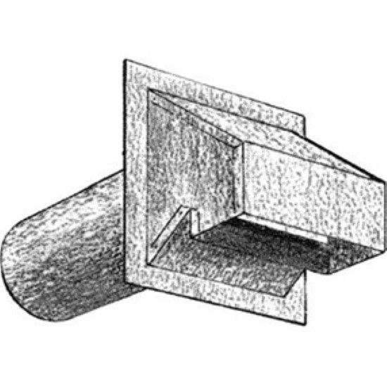 Picture of 2778 8" RND WALL VENT W/DAMPER  WHITE