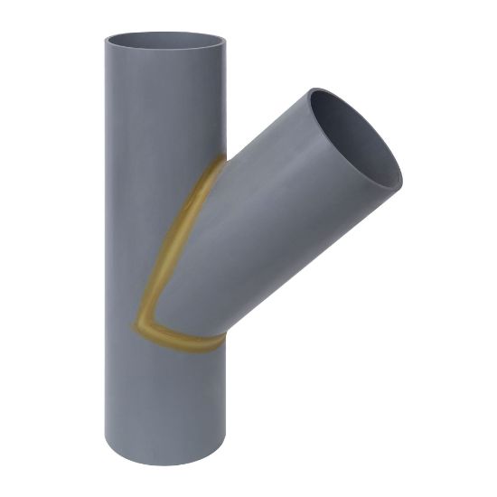 Picture of 12 X 10" PVC XFR SPXSPXSP 45 WYE