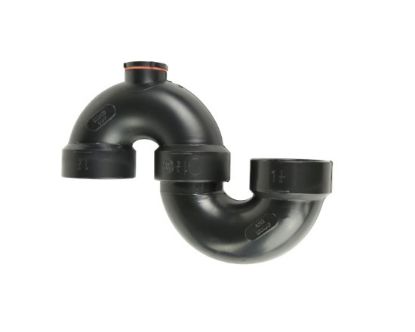 Picture of 1-1/4 ABS DWV HXH S-TRAP W/CLEANOUT