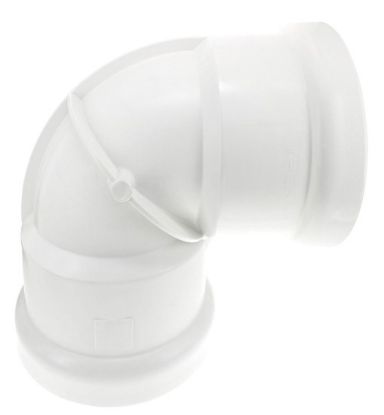Picture of 40MMx90D PVC ELBOW IPS DR21 GxG WHITE FAB CYCLE TOUGH