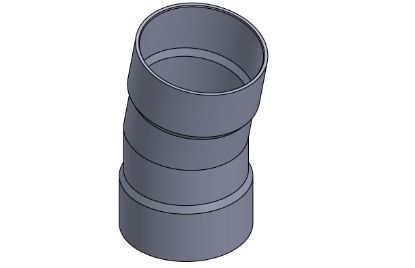 Picture of 10" PVC XFR H X H 11 1/4 ELBOW