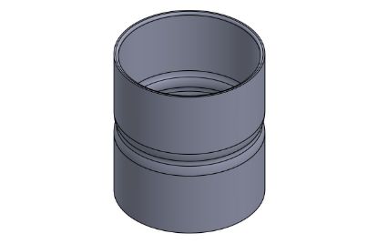 Picture of P++ 12" PVC 40 COUPLING SW FAB