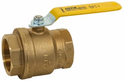 Picture of 1/2 600WOG BRS-LF FIP BALL VALVE W/LVR