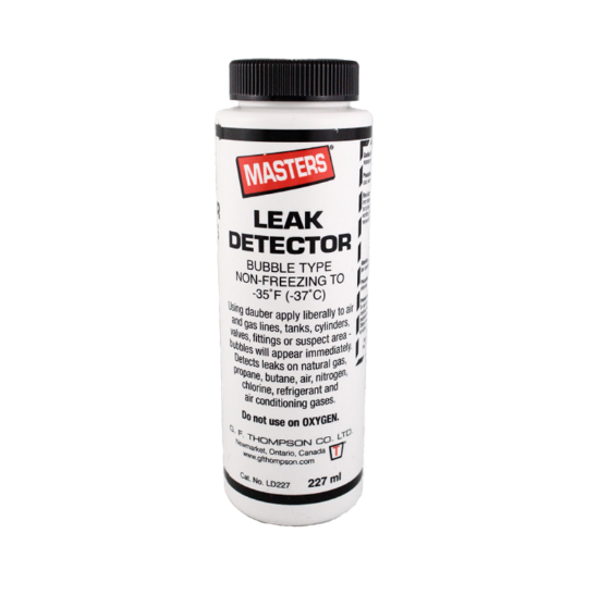 Masters LD227HD 227 mL Leak Detector Bottle with Dauber, Clear