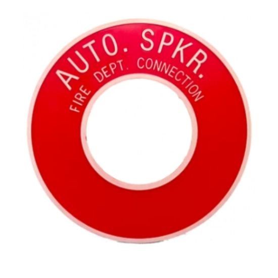 Picture of 09-520-00 2-1/2 AUTO SPRINKLER PLATE