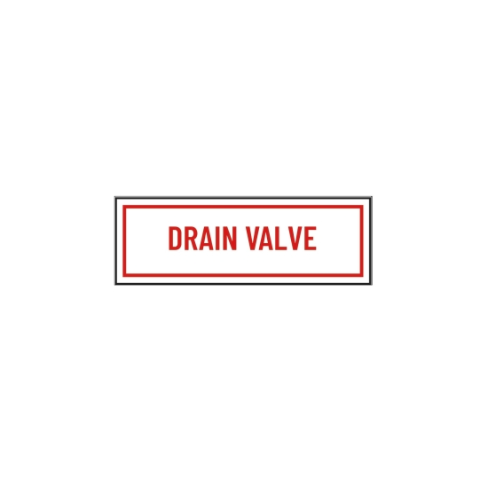 Picture of 02-046-00 DRAIN VALVE SIGN (6X2)