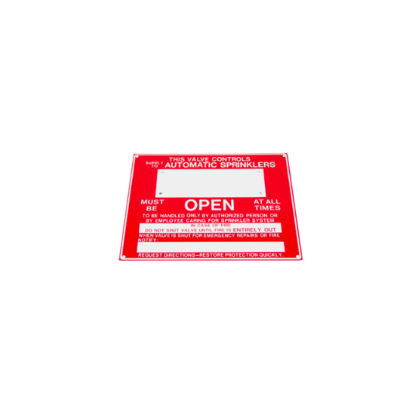 Picture of 02-038-00 AUTO SPRINKLER SIGN