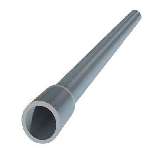 Picture of 1 1/4 X 10 GREY PVC 40 PIPE BELL END