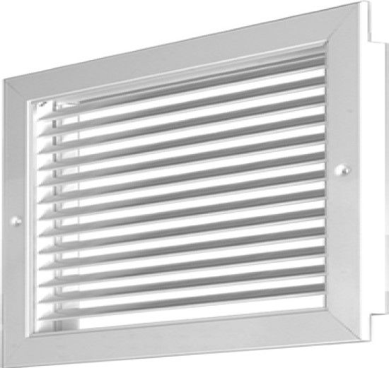 Airvector GAA40 1208 12 in. x 8 in. 45 Degree Aluminum Return Grille ...