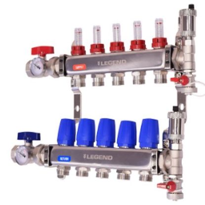 Picture of 8330P-10-4 4 PORT 1" SS PRO MANIFOLD