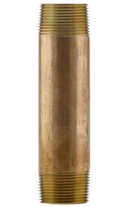 Picture of LLC/NL 1 X 6" STD BRASS THRD NIPPLE