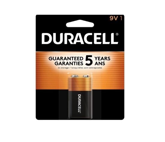 Picture of CT-9V-1  9V BATTERY (1 PACK) DURACELL