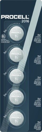 Picture of PC2016 PROCELL CR2016 3V LITH COIN 5PK