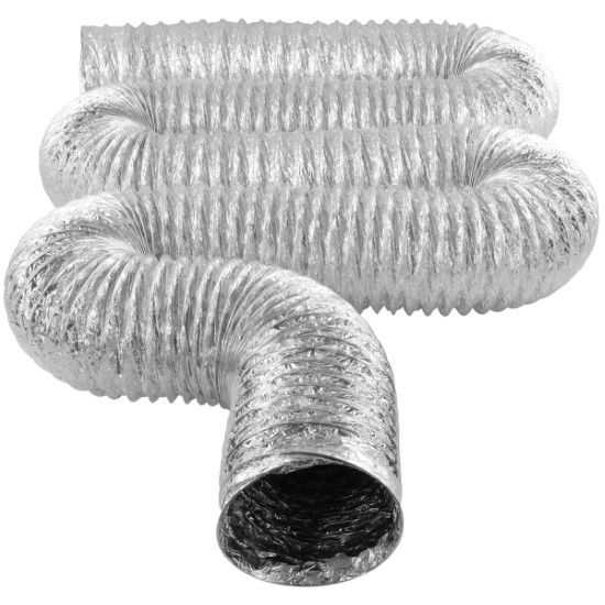 Picture of APS-0725 7"X25' 2-PLY AL/POLY FLEX PIPE