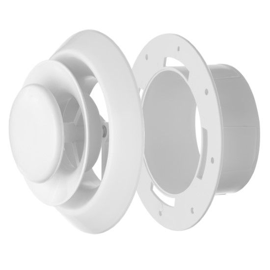 Picture of C++ DR-06-B 6" PREM ROUND AIR DIFF WHI