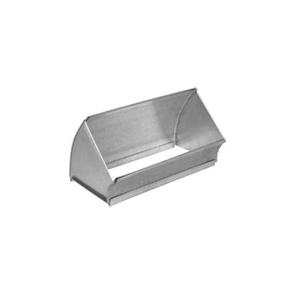 Picture of GV0051 8"X10"X45DEG 30GA GALV FLAT ELBOW