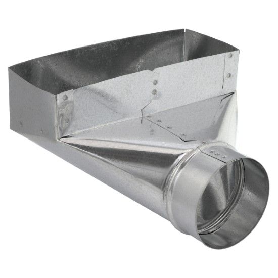 GV0606 4 in. x 10 in. x 4 in. 32 ga Galvanized Steel 90 Degree Angle ...