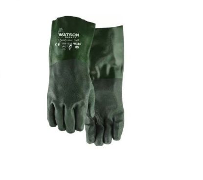 Picture of WG14 GREEN PVC COATED GLOVES