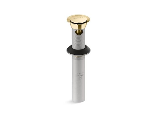 Picture of C++ 25322-PB CLICKER DRAIN WITH OVERFLOW