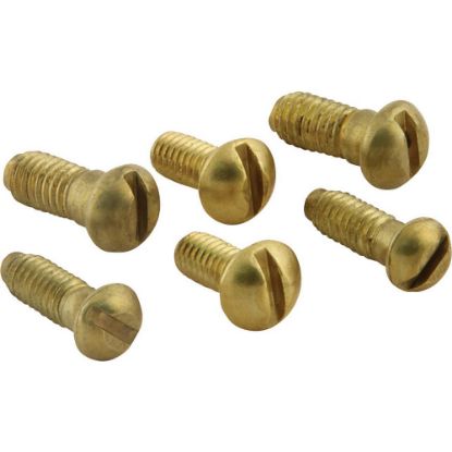 Picture of 775F 6 ASSORTED BRASS BIBBS SCREWS M/P