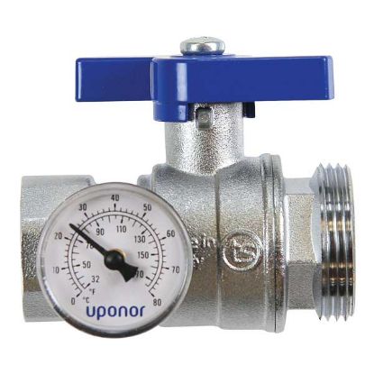 Picture of A2771251 1" NPT BALL VLV W/TEMP GAUGE