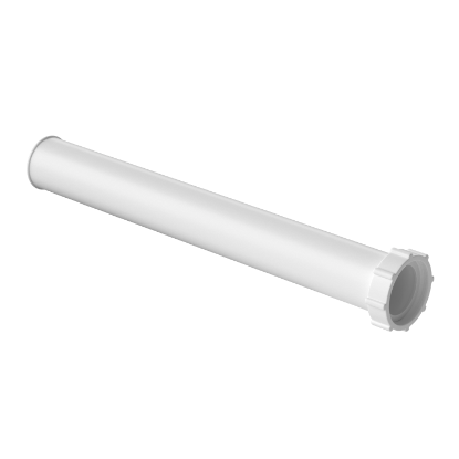 Picture of PFTPP103  1-1/2X12 PLAS FLG TLPC WH