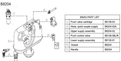 Picture of UPPER SUPPLY ASSEMBLY F/ B8204