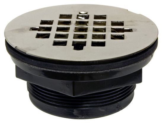 Picture of 2 ABS NO-CALK SHWR DRN W/ SS STRN