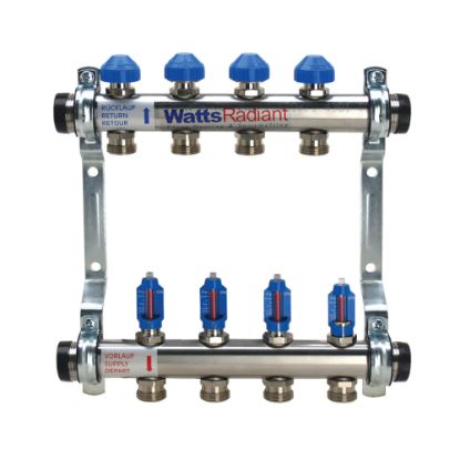 Picture of D3803004SS 1" SS FLOWMETER MANIFOLD M-4