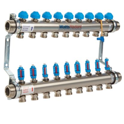 Picture of D3803009SS 1" SS FLOWMETER MANIFOLD M-9