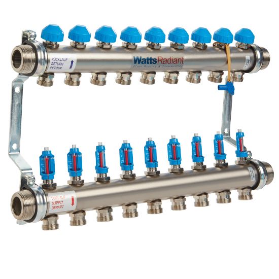 Picture of D3803009SS 1" SS FLOWMETER MANIFOLD M-9
