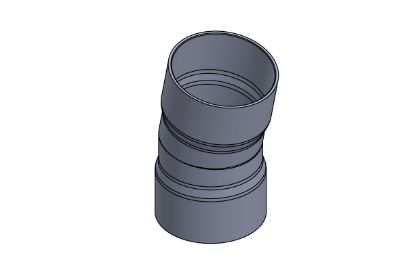 Picture of 12" PVC XFR H X H 11 1/4 ELBOW