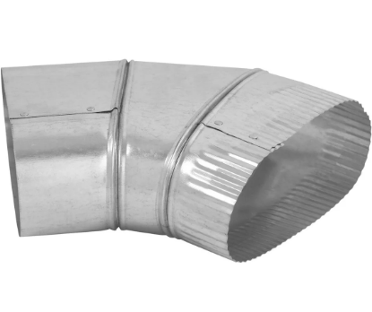 Picture of GV2058 OVAL FLAT ELBOW 45DEG 5"