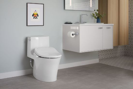 Kohler 1381-HC-0 Veil 1.28 gpf Elongated Gravity Dual Flush Hidden