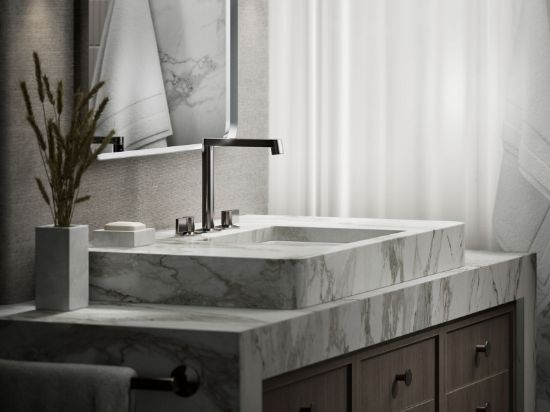 Kohler 77969-TT Components Widespread Bathroom Sink Faucet
