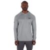 Picture of M550G-L WORKSKIN HOODED SUN SHIRT-GRAY L