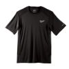 Picture of 414B-M WORKSKIN LIGHT SS SHIRT - BLACK M