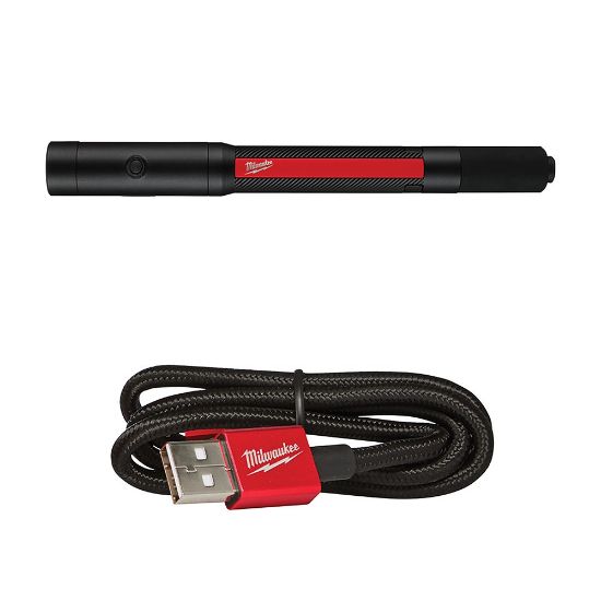 milwaukee 2010r flashlight Milwaukee 2010R Rechargeable 250 Lumens Penlight with Laser