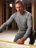 Picture of 604G-2X HYBRID WORK TEE - LS GRAY 2X