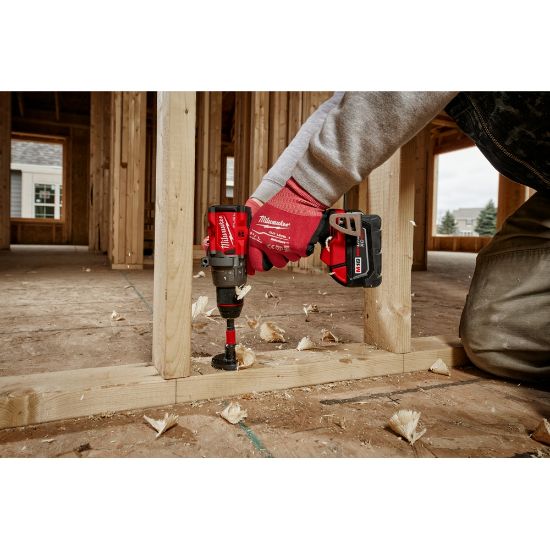 Milwaukee M18 FUEL 1/2" Hammer Drill/Driver Kit (2903-22) - Red Lithium, 4.82 Lbs