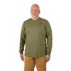 Picture of 604GN-L HYBRID WORK TEE- LS GREEN L