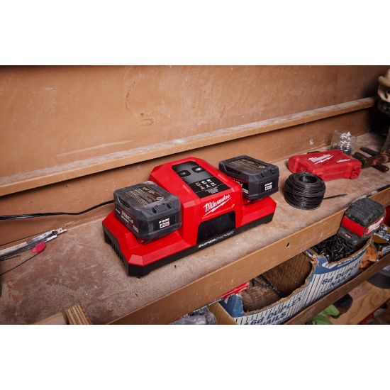 Milwaukee 48-59-1866 FORGE Dual Bay Super Charger Starter Kit with