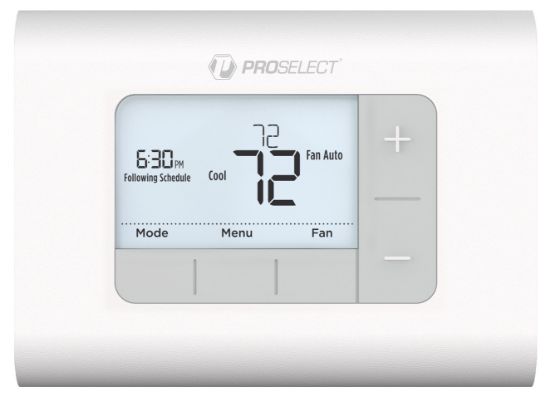 Proselect Stats ProSelect PSTSP11AWH 1H/1C Stage Programmable Thermostat | Wolseley Express