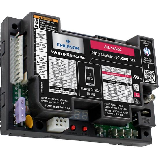 Al843 Module Module d’allumage White Rodgers by Copeland 50D50U-843 All Spark, 24 V ...