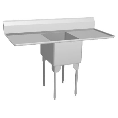 Picture of RSL2418LR-1 SINK ARISTA SINGLE SCULLERY