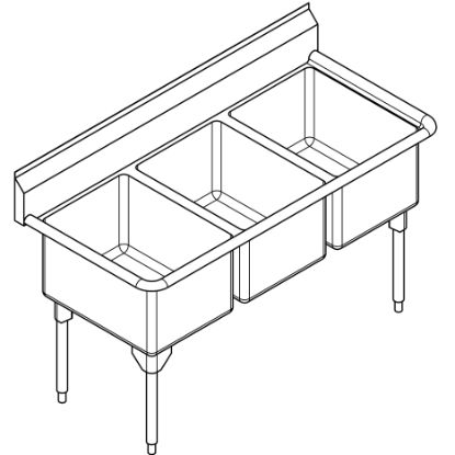 Picture of RTL2472-1-2 SINK-COMM SCULLERY