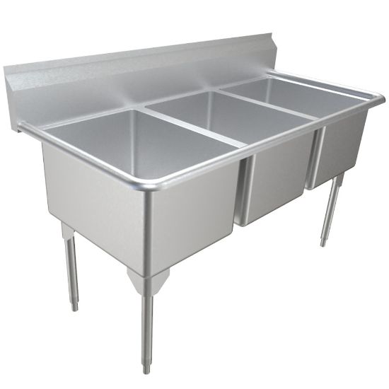 Picture of RTL2454-1 SINK ARISTA TRIPLE SCULLERY